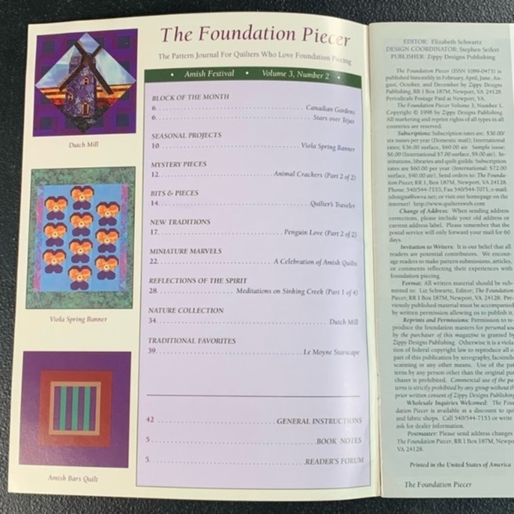 5 “April-May-Spring-Summer” Quilting Magazines. - Picture 6 of 16